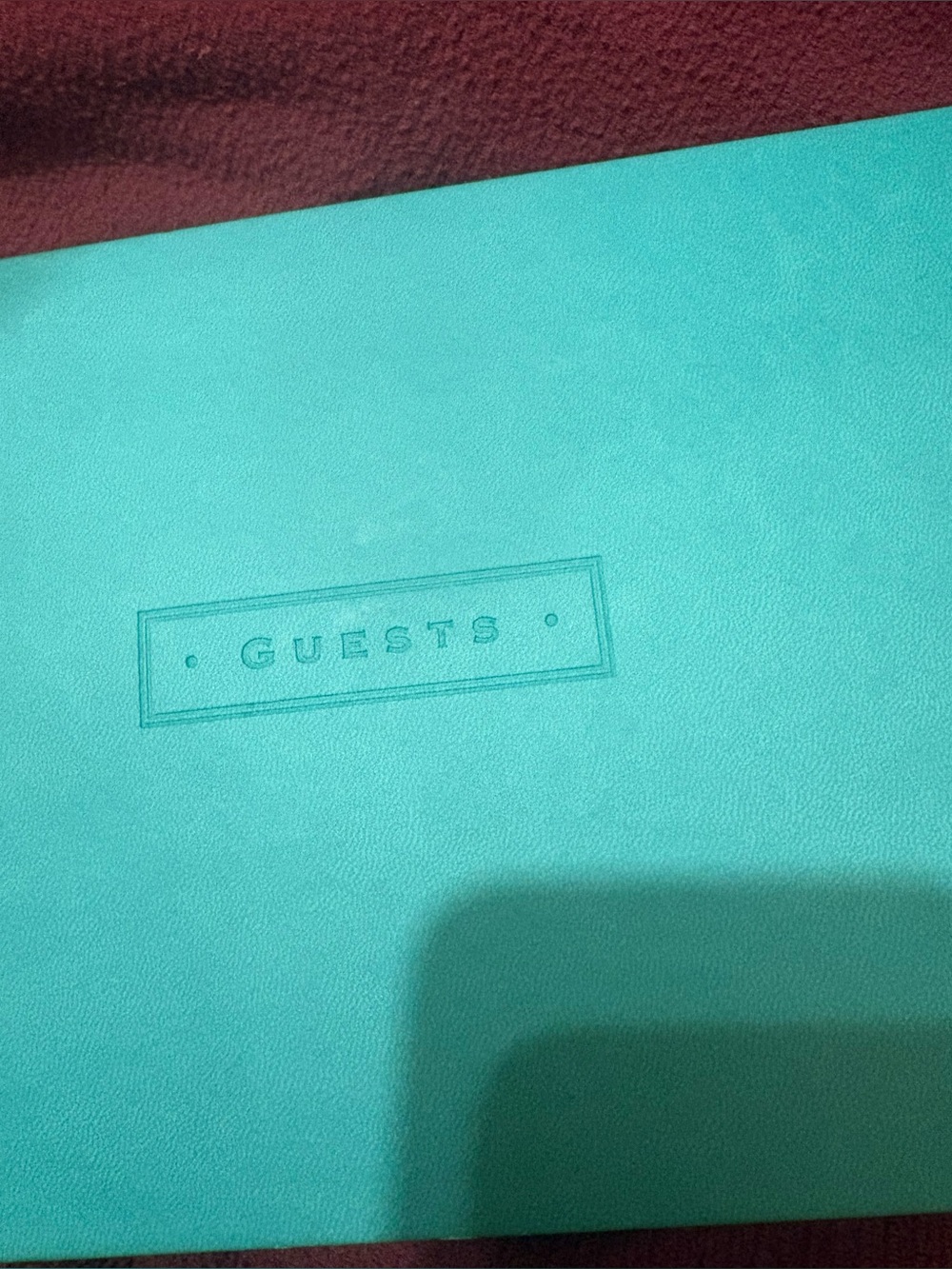 Vintage style Guest Book à la Palm Springs